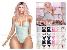 CandyDoll - Amada Bodysuit - Aqua - Maitreya