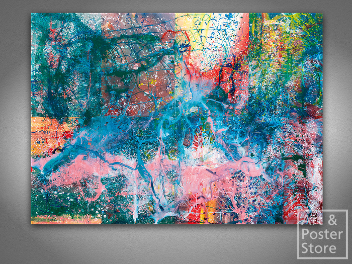 Venetian Alchemist | Modern Abstract Painting | Unframed Wall Canvas Panel