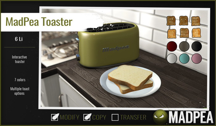MadPea Toaster [Add Me!] Boxed