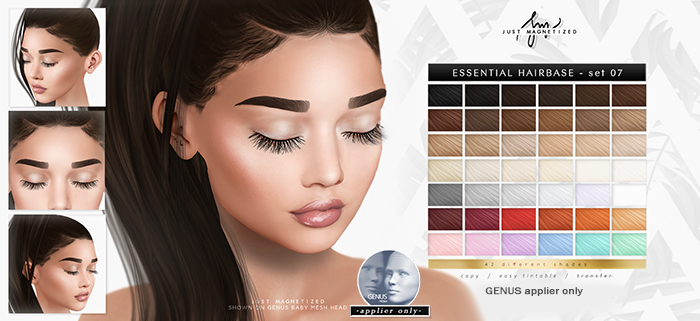 Just Magnetized - Essential Hairbase - set 07 for GENUS