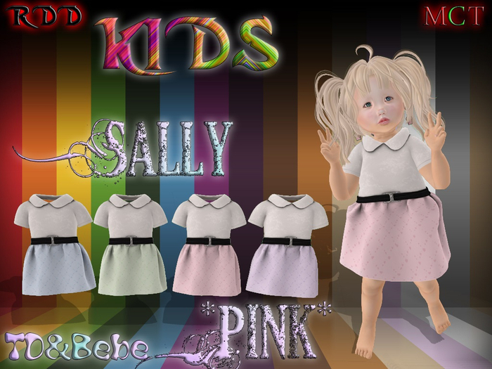 RDD-KIDS Sally Pink TD/Bebe