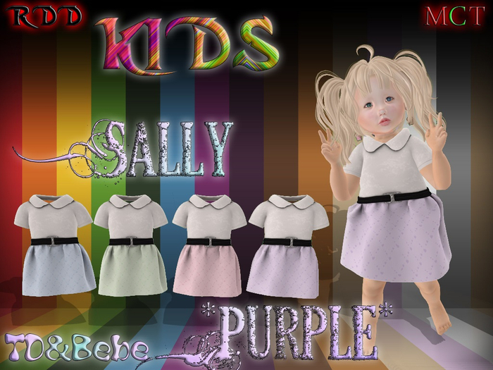 RDD-KIDS Sally Purple TD/Bebe