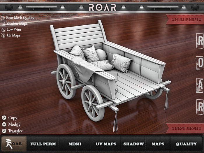 {::ROAR::} Fullperm Bed #2108
