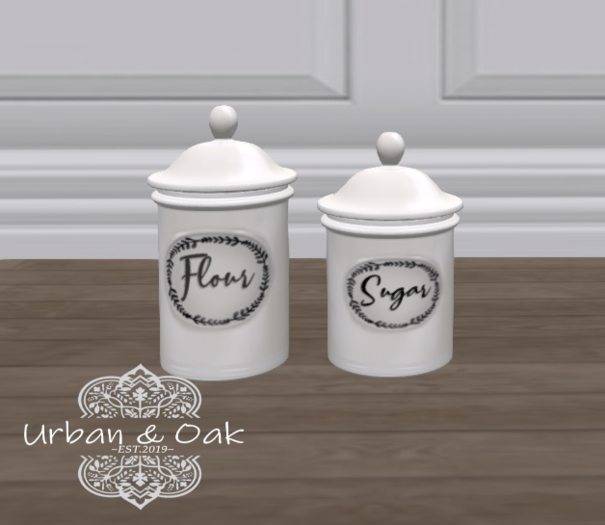 {U&O} Bakery Canisters