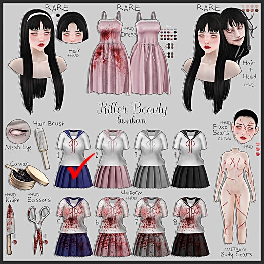 bonbon - killer beauty - uniform 5 [maitreya]