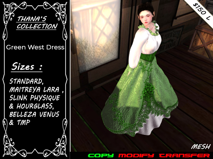 Green West Dress