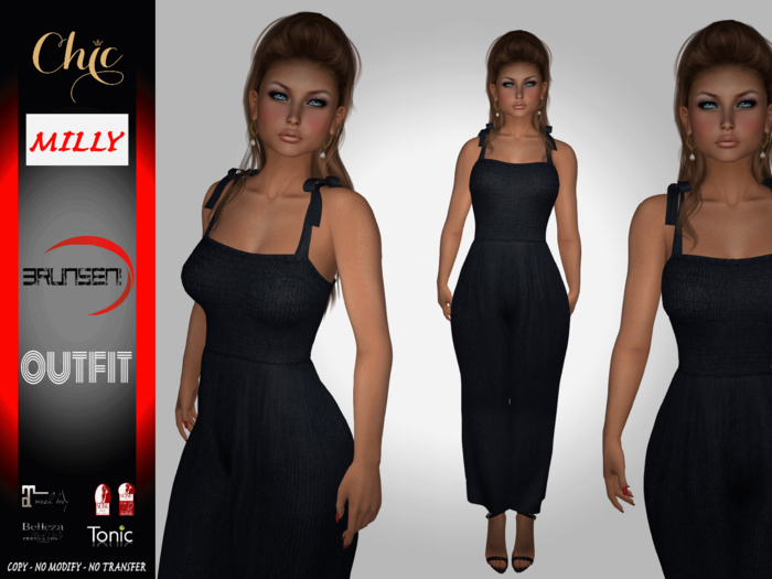 Brunsen Couture - Milly Chic Outfit Blue Jeans