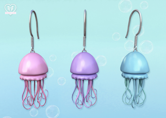 Bowtique - Jellyfish Earrings