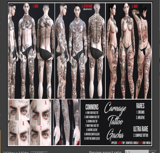 (Speakeasy) Subside Tattoo RARE