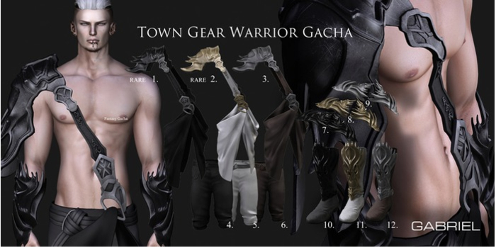 2.::GB:: Shoulder armor / White RARE