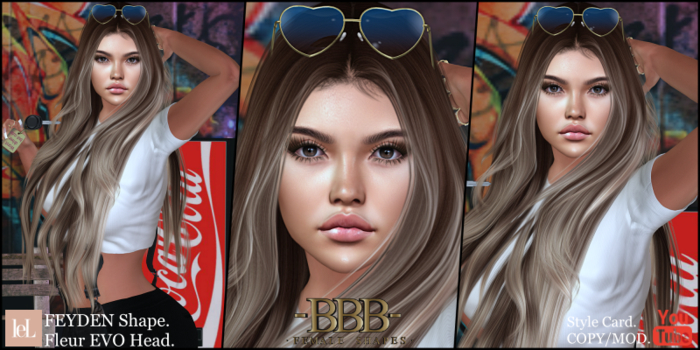 ~BBB~  FEYDEN Shape - LeL - Fleur EVO Head
