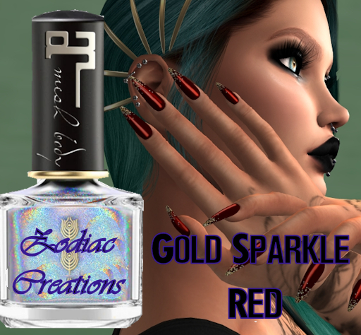Zodiac Creations-BentoGoldSparkleRed