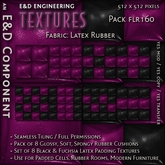 [FLR160] 8 Soft, Spongy Fuchsia Latex Textures Rubber Textures Rubber Cushions from E&D ENGINEERING