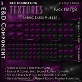 [FLR158] 8 Soft, Spongy Purple Latex Textures Rubber Textures Rubber Cushions from E&D ENGINEERING