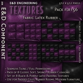 [FLR156] 8 Soft, Spongy Purple Latex Textures Rubber Textures Rubber Cushions from E&D ENGINEERING