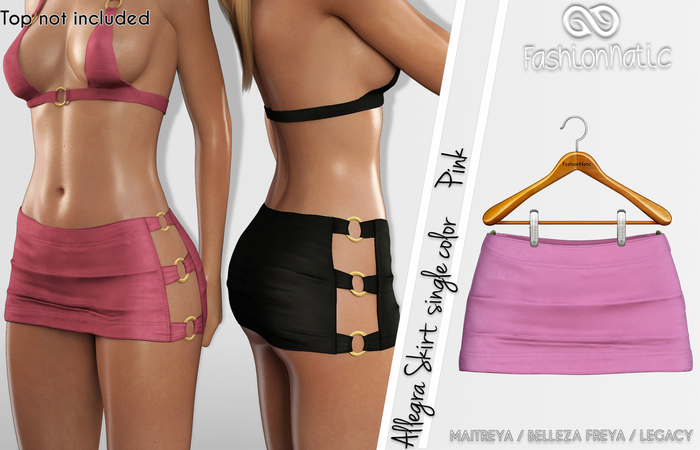 FashionNatic - Allegra Skirt Pink - Maitreya, Belleza Freya, Legacy