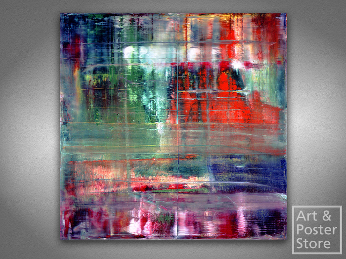 Untitled Richter Abstract Painting | Wall Panel Canvas 