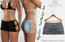 FashionNatic - Allegra Skirt Dark Blue Jeans - Denim - Maitreya, Belleza Freya, Legacy