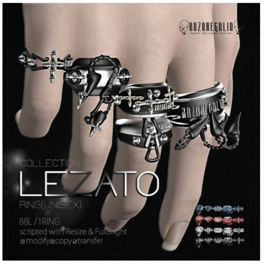 ROZOREGALIA_LEZATO*RING(RARE)(BLUE)(BLUE)_SIGNATURE