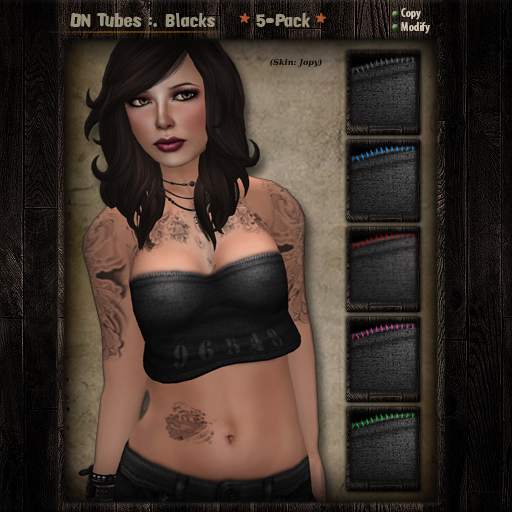 DN Tubes - Blacks :. 5*Pack