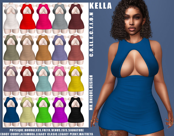 GIFT 1$  MH-Kella Dress Collection Fatpack