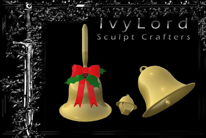 IvyLord-Christmas Bell & Holly Set