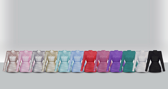 POISON ROUGE Desiree Dress FATPACK