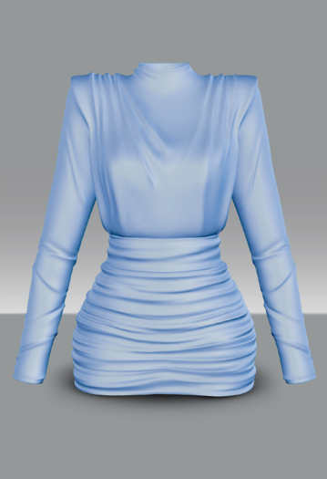 POISON ROUGE Desiree Dress Celeste