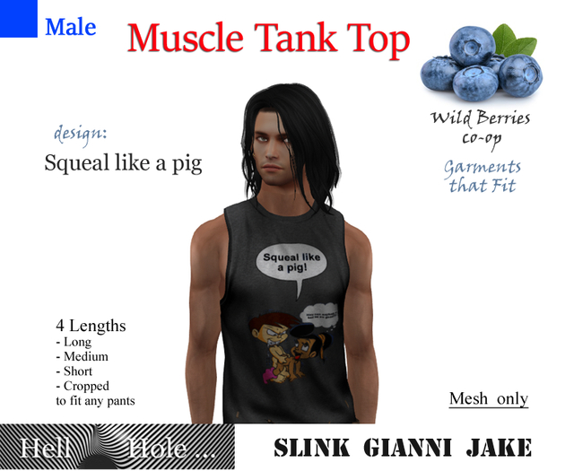 !04 HellHole Squeal Muscle Tank