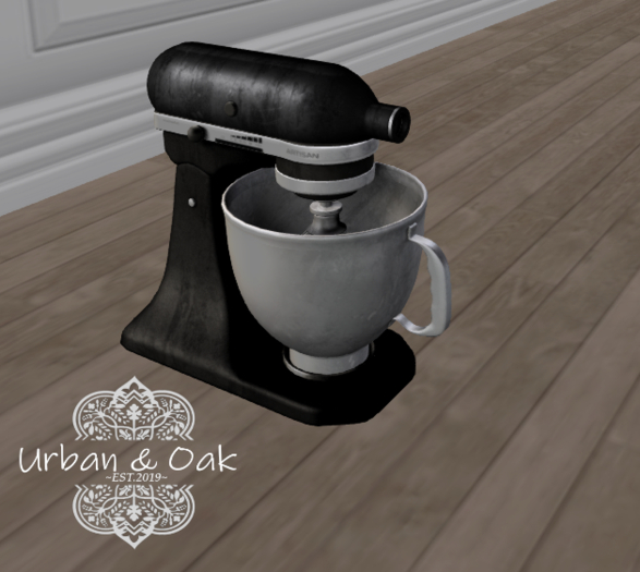 {U&O} Black worn Mixer
