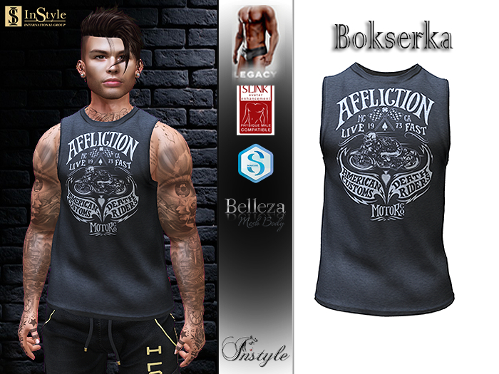 InStyl-Men's  Bokserka v3-(for Belleza Jake, Slink Male, Signature Gianni, Legacy)