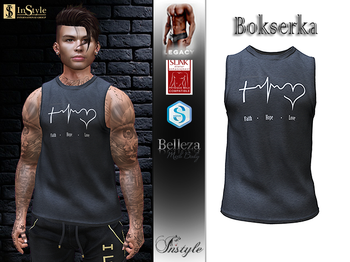 PROMO--Men's  Bokserka v5-(for Belleza Jake, Slink Male, Signature Gianni, Legacy)