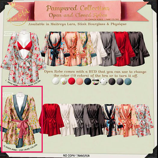 -tres blah- Closed Robe (Hourglass) - Joy RARE