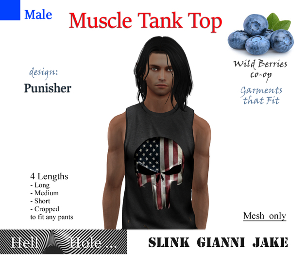 02 HellHole Punisher Muscle Tank