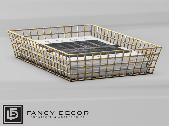 Fancy Decor: Ramona Magazine Basket