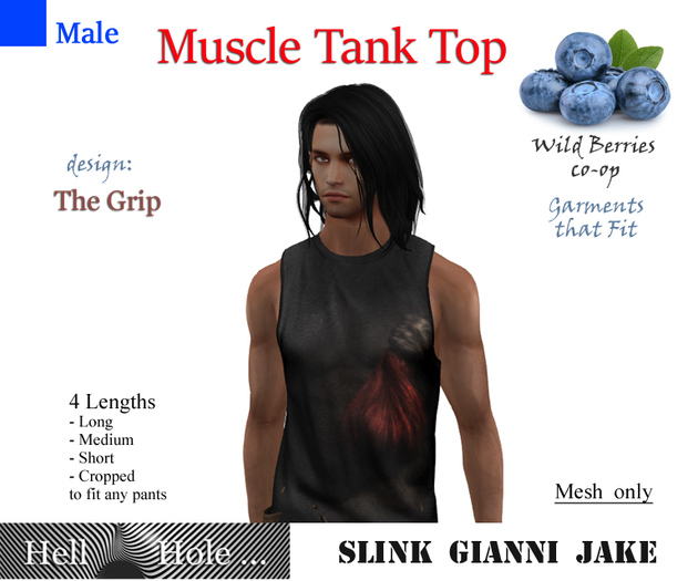 HellHole The Grip Muscle Tank