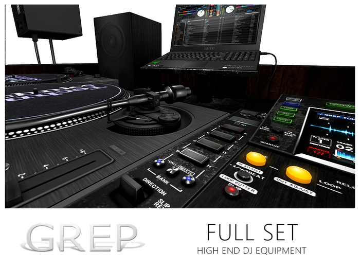 Second Life Marketplace *+. GREP .+* DJ Full Set