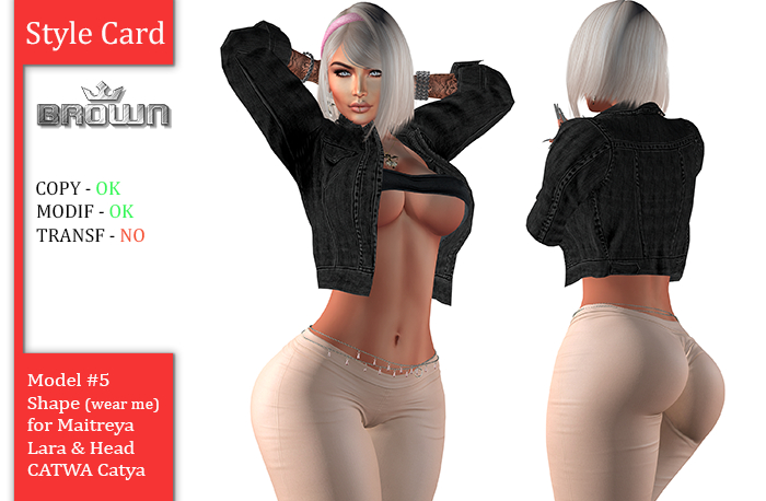 Style Card #5 Shape Maitreya Lara & HEAD CATWA  Catya