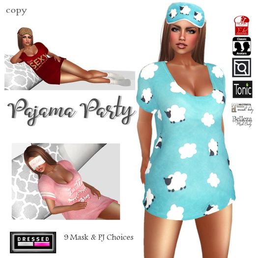 ::DBL:: Pajama Party FATPACK (Classic/Mesh Body Fits)