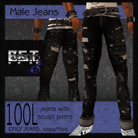 :.<B&T>.: Male Jeans ... Black