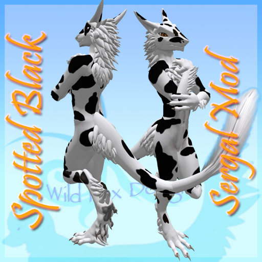Black Spotted Sergal Mod