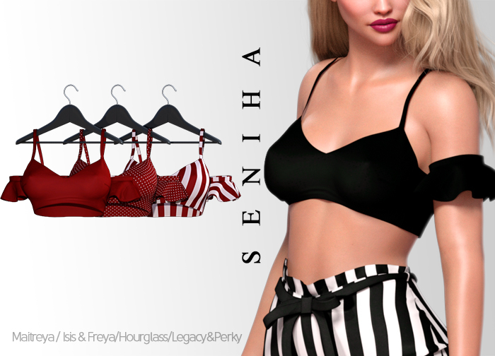 Seniha. Monica Top // Red