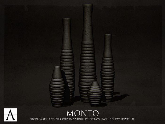 Architect. Monto Vases (black)