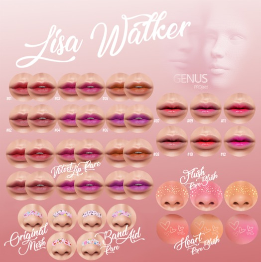 L.W VELVET TINT (GENUS) LIP #06
