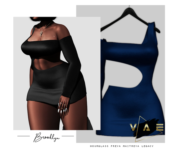 Vague. Brooklyn Dress Blue