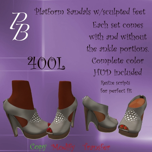 (PB) Platform Sandals (tan)