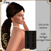 (CNS) Lisa Hair Dark Brown