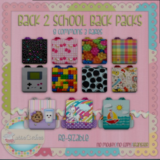 *CutieCakes* BackPack - Floral