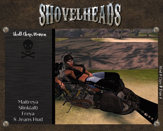 :*:ShOvElHeAdS:*: Skull Chaps Womens