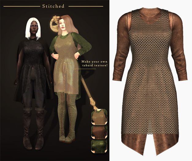 (Stitched) Brienne Tunic - Light Brown